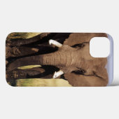 Coques Case-Mate iPhone Éléphant de Bush d'Africain (Verso (horizontal))
