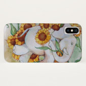 Coques Case-Mate iPhone Éléphant de tournesol (Dos (Horizontal))