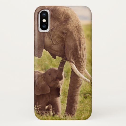 Coques Case-Mate iPhone Éléphant et bébé des images | de Getty (Dos)