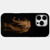 Coques Case-Mate iPhone Éléphant indien noir 4 Luxe iPhone 16 Pro Max (Verso (horizontal))