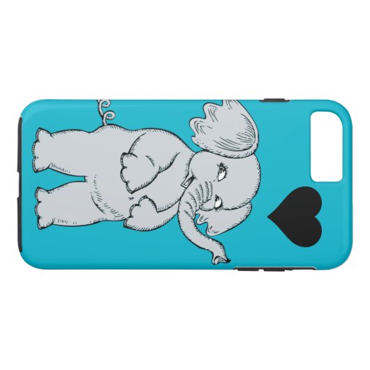 Coques Case-Mate iPhone Éléphant mignon (Dos (Horizontal))