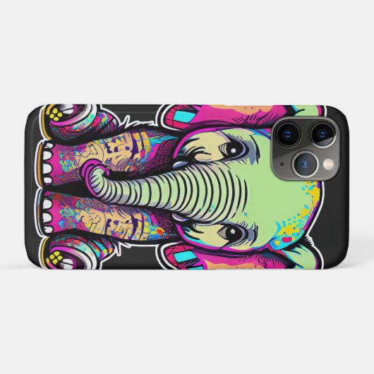 Coques Case-Mate iPhone Eléphant mignon assis illustration numérique (Dos (Horizontal))