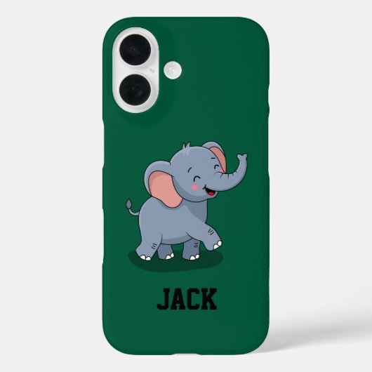 Coques Case-Mate iPhone Éléphant Mignon Transportant un Cadeau (Verso)