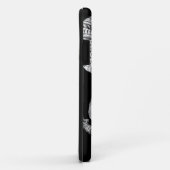 Coques Case-Mate iPhone Éléphant noir tribal (Dos/Droite)