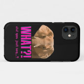 Coques Case-Mate iPhone Elephant Que Viens-Tu De Dire ? (Dos (Horizontal))