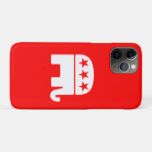Coques Case-Mate iPhone Eléphant républicain (Dos (Horizontal))
