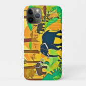 Coques Case-Mate iPhone Elephant Savanna Jungle Art (Dos)