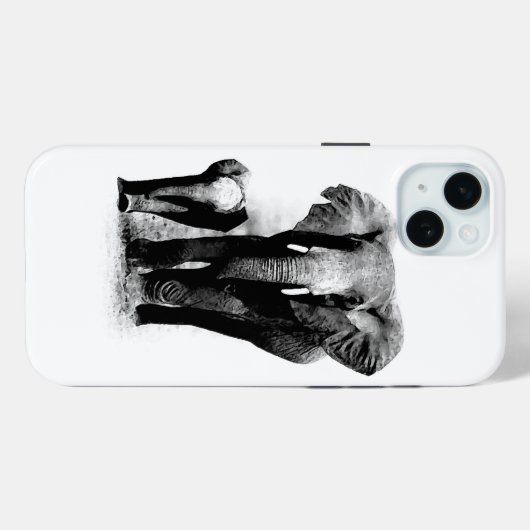 Coques Case-Mate iPhone Eléphants (Verso (horizontal))