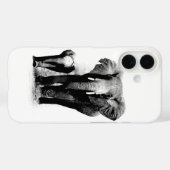 Coques Case-Mate iPhone Eléphants (Verso (horizontal))