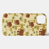 Coques Case-Mate iPhone Elephants And Palms (Verso (horizontal))