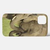 Coques Case-Mate iPhone Éléphants asiatiques indiens (Verso (horizontal))