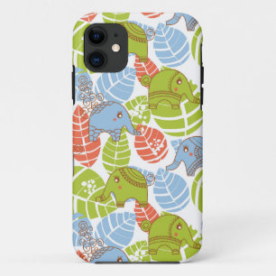 Etui iPhone Case-Mate Eléphants colorés de la jungle