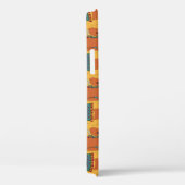 Coques Case-Mate iPhone Eléphants Indiens, Orange Traditionnel Sans Seamle (Verso / Droite)