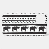 Coques Case-Mate iPhone Eléphants, lignes, triangles, sans couture décorat (Verso (horizontal))