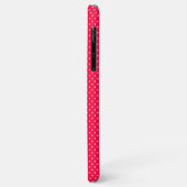 Coques Case-Mate iPhone Éléphants Romantiques Cœurs Rouges Sur Points à P (Dos/Gauche)