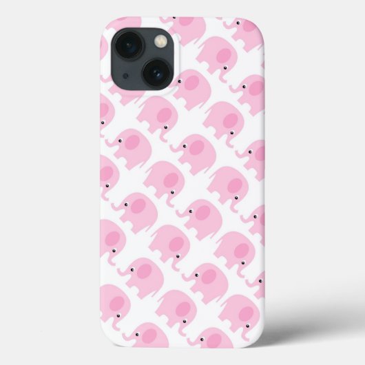Coques Case-Mate iPhone Eléphants roses (Verso)
