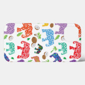 Coques Case-Mate iPhone Eléphants tropicaux (Verso (horizontal))