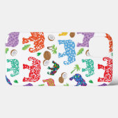 Coques Case-Mate iPhone Eléphants tropicaux (Verso (horizontal))