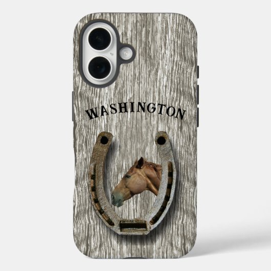 Coques Case-Mate iPhone Élevage et Chevaux - Dessin de fer à cheval Person (Verso)