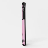 Coques Case-Mate iPhone Élevage Noir Stallion / Cheval Personnalisé (Dos/Gauche)