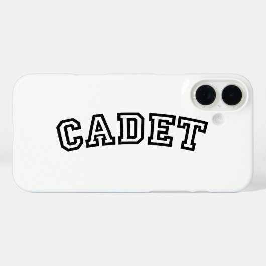 COQUES Case-Mate iPhone ÉLÈVE OFFICIER (Verso (horizontal))