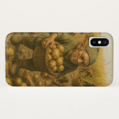 Coques Case-Mate iPhone Elf at the potato harvest (Dos (Horizontal))