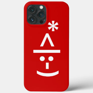 Coques Pour iPhone Elfe de Noël Emoticon Xmas ASCII Texte Art