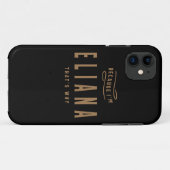 Coques Case-Mate iPhone Eliana Nom Anniversaire Personnalisé Nom Eliana (Dos (Horizontal))