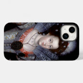 Coques Case-Mate iPhone Elizabeth, reine d'hiver de Bohême (Verso (horizontal))