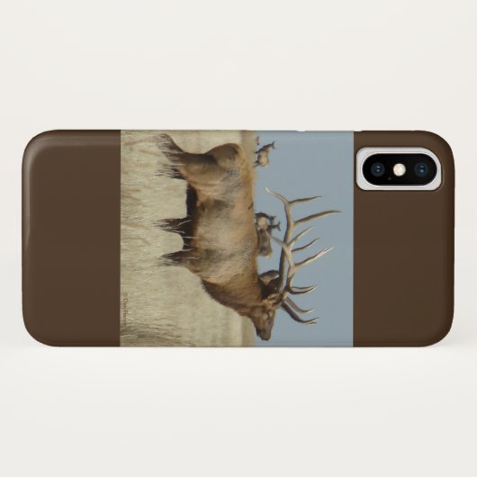 Coques Case-Mate iPhone Elk taureau E4 (Dos (Horizontal))