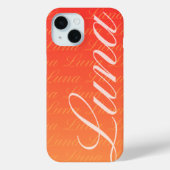 Coques Case-Mate iPhone Ella Répétition Nom Motif Design (Verso)