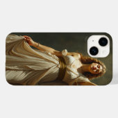 Coques Case-Mate iPhone Elle pèse les yeux fermés (Verso (horizontal))