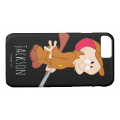 Coques Case-Mate iPhone ELMER FUDD™ | Pose effrayée (Dos (Horizontal))