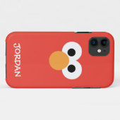 Coques Case-Mate iPhone Elmo Big Face | Ajouter Votre Nom (Dos (Horizontal))