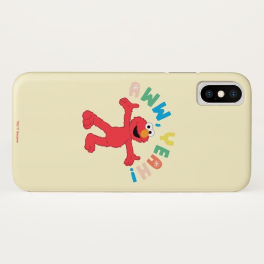 Coques Case-Mate iPhone Elmo | Oh, ouais ! (Dos (Horizontal))