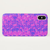 Coques Case-Mate iPhone Emballage de bulle pop art violet (Dos (Horizontal))