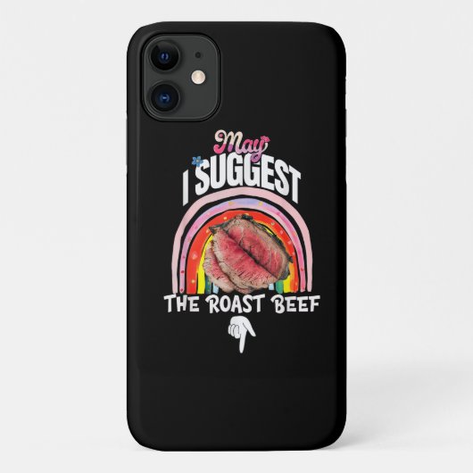 Coques Case-Mate iPhone Embarrassing May I Suggest The Roast Beef (Dos)