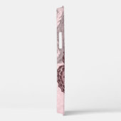 Coques Case-Mate iPhone Embellie baroque rose avec papillon (Verso / Droite)