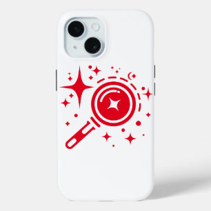 Coque Pour iPhone 15 emblème AI Twinkle étoiles, phare de l'ère numériq