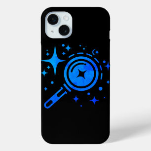 Coque iPhone 15 Mini emblème AI Twinkle étoiles, phare de l'ère numériq