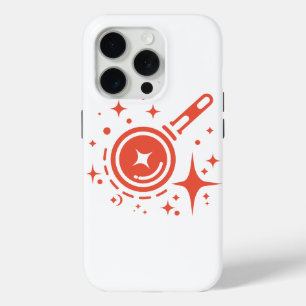 Coque iPhone 15 Pro emblème AI Twinkle étoiles, phare de l'ère numériq