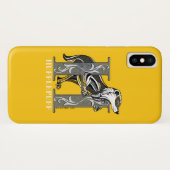 Coques Case-Mate iPhone Emblème croisé HUFFLEPUFF™ (Dos (Horizontal))