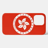 Coques Case-Mate iPhone emblème de hong kong (Verso (horizontal))