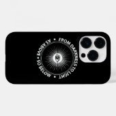 Coques Case-Mate iPhone emblème de la franc-maçonnerie (Verso (horizontal))
