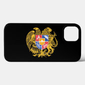 Coques Case-Mate iPhone emblème de l'arménie (Verso (horizontal))