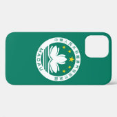 Coques Case-Mate iPhone emblème de macau (Verso (horizontal))