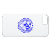 Coques Case-Mate iPhone Emblème d'État bleu de l'URSS (Dos (Horizontal))