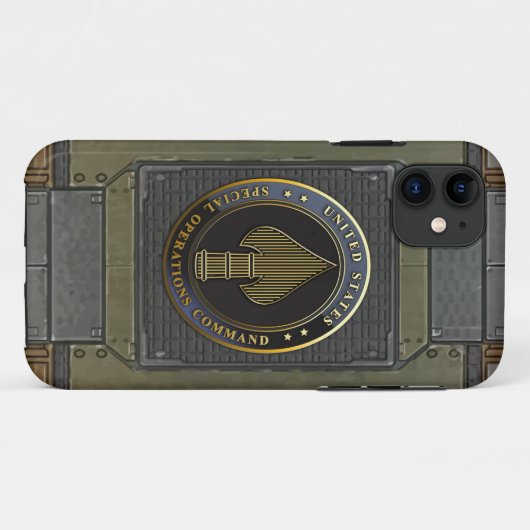 Coques Case-Mate iPhone Emblème d'USSOCOM (Dos (Horizontal))
