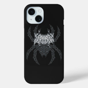 Coque Pour iPhone 15 Emblème gothique athlétique araignée de discipline