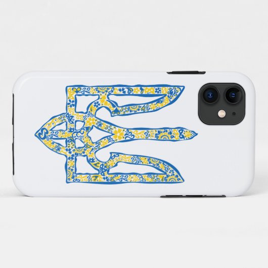 Coques Case-Mate iPhone Emblème national de l'Ukraine (Dos (Horizontal))